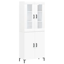 Helloshop26 - Buffet bahut commode armoire meuble de rangement organisateur cuisine salle de séjour salon haut 69,5 x 34 x 180 cm 02_0032566 - 300021_0