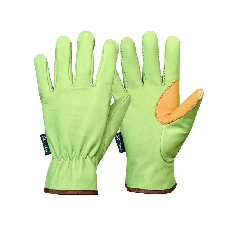 Gants de protection Rostaing VS25 - Hydrofuges en cuir de vachette avec renfort pour travaux de taille et plantation_0