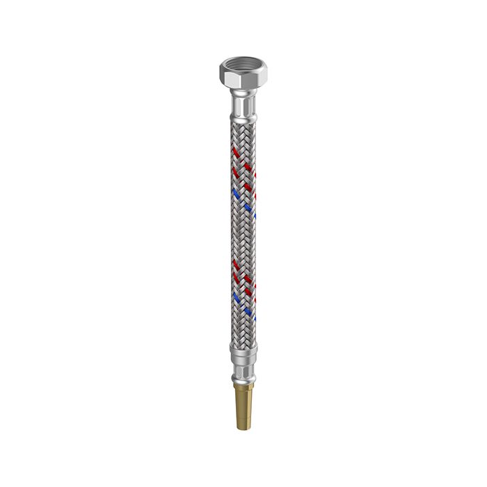 M5715.5210.50 - Flexible métallique - Flamco - Meiflex Sanitary 3/8 x 10 F/Rohr x 500 - Tressage inox, silicone non-bactérien_0