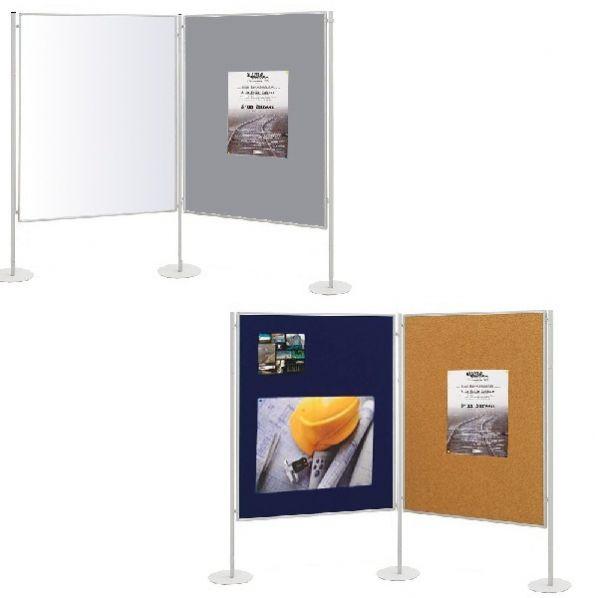 Panneau d'expositions modulable sur socles - différentes matières - marque Rolléco_0