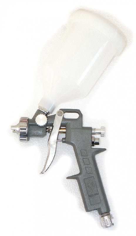 Pistolet à peinture gravité PRODIF - Réglage du débit - Raccordement 1/4 M - Dimensions 35x25 cm_0
