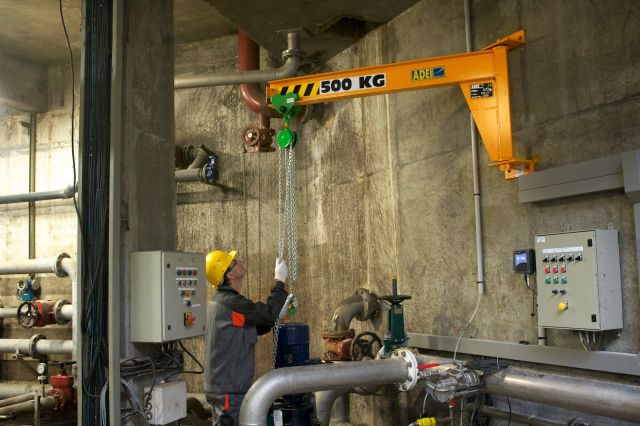 Potence murale articulée triangulée et inversée - fabrication française - capacité 50 à 4000 kg_0