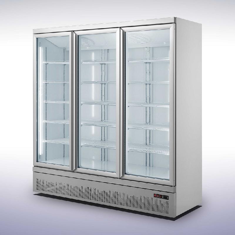 Réfrigérateur pro 3 portes en verre vitrine murale - 7455.2205_0