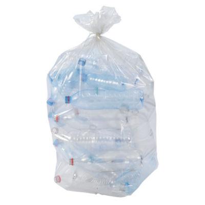 Sacs poubelle déchets courants Flexigreen transparents 130 L, lot de 200_0