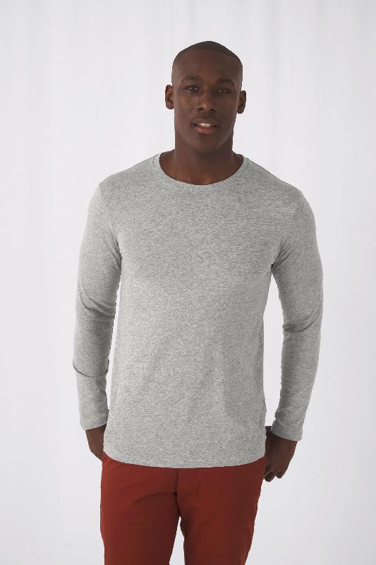 T-shirt bio Inspire homme manches longues - Réf: CGTM070 - 100% coton bio - Marque B&C - Disponible en plusieurs tailles et couleurs_0