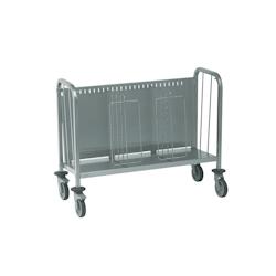 Tournus Equipement Chariot porte-assiettes avec séparation anti-chute 300 assiettes Tournus - 800546 - argenté inox 800546_0