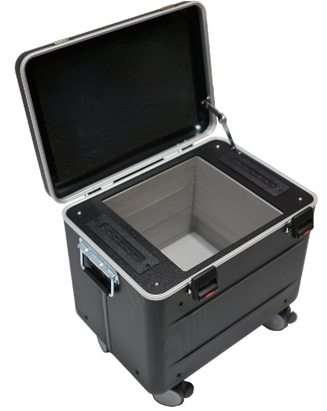 Valise multimédia Bravour DUO-Charge DCC10-EV USB-C & USB-A pour 10 tablettes avec housses de protection jusqu'à 11 pouces_0