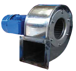 Ventilateur centrifuge industriel inox - Série BA pour air vicié ou poussiéreux jusqu'à 200°C_0