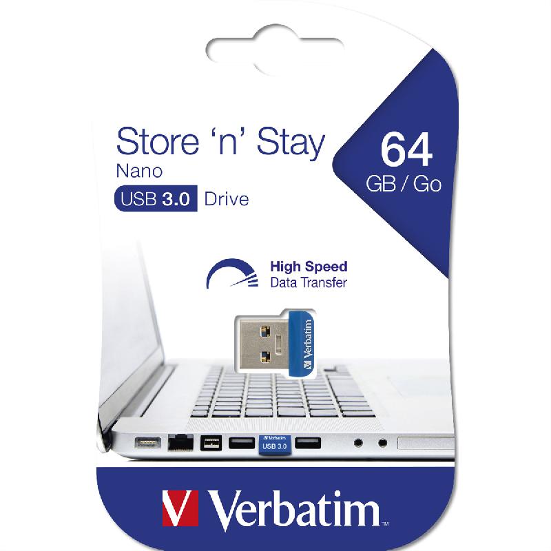 Verbatim store 'n' stay nano usb 3.0, 64gb_0