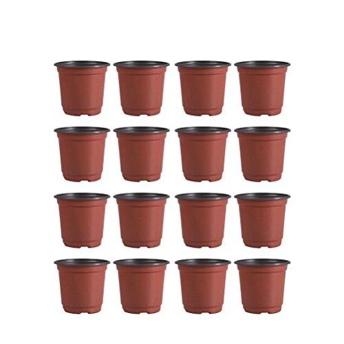 DOITOOL LOT DE 50 POTS DE SEMIS EN PLASTIQUE POTS DE FLEURS POTS DE PL_0