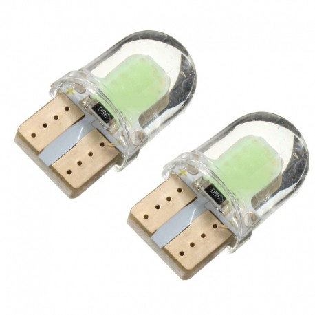 Ampoules veilleuses LED W5W T10 2W CANBUS - Blanc froid - Nouvelle génération - Paire garantie à vie_0