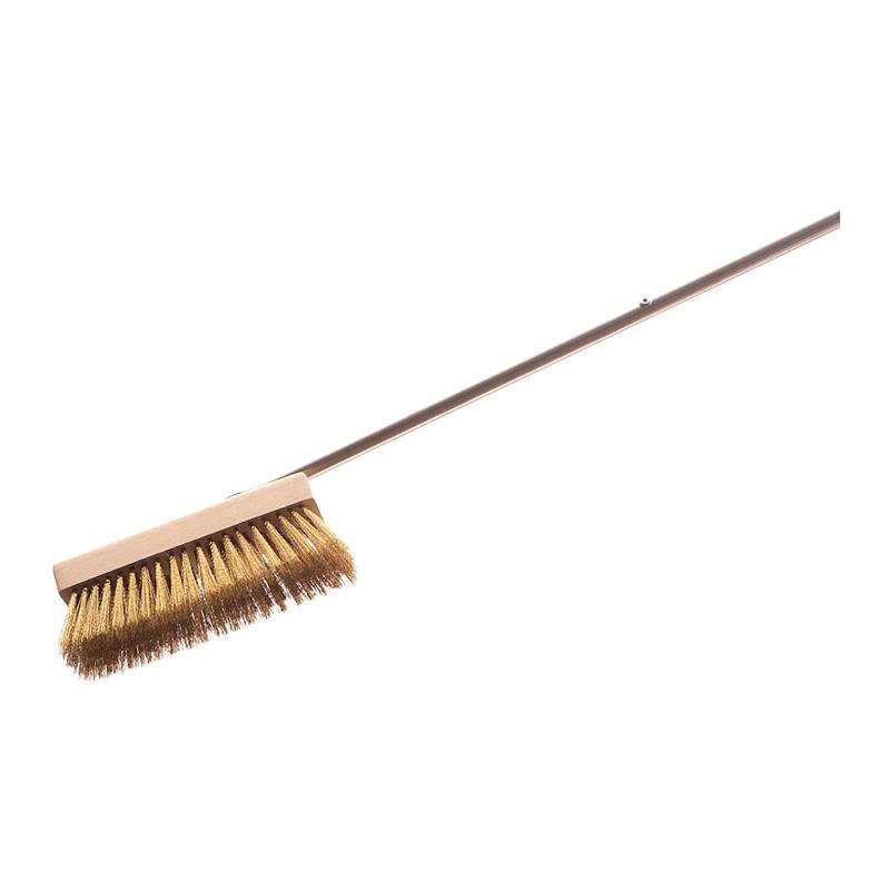 BROSSE POUR FOUR À PIZZA BROSSE DE 20 X 6 X 4,6 CM MANCHE EN INOX DE 120 CM 14_0004147_0