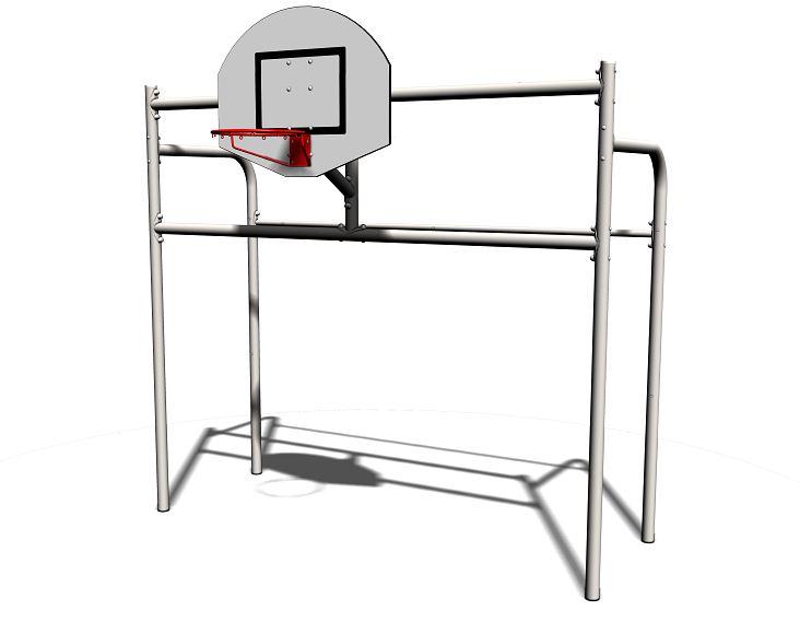 Cage de but multisport - Gamme mobilier BMS01 - Hauteur 2976mm, Largeur 2944mm, Longueur 1127mm_0