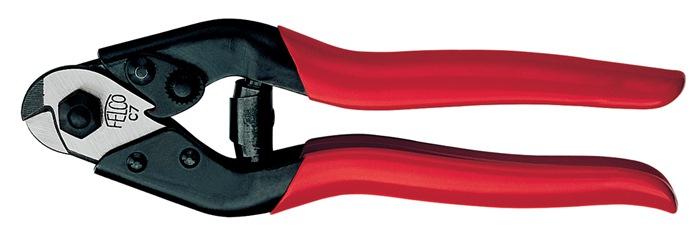 Cisaille à câble métallique C7 - 190 mm - revêtement plastique - FELCO_0