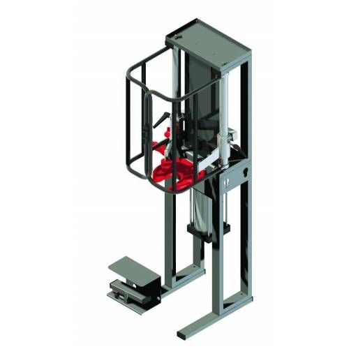 Compresseur de ressort d'amortisseur - SAM - pneumatique universel sur pied - Dimensions : 650 x 400 x 1400 mm - Réf. 3240_0