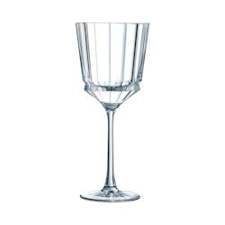 6 verres à pied de table 25cl Macassar - Cristal d'Arques - Verre ultra transparent au design vintage - transparent 0883314899009_0