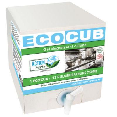 Dégraissant cuisine écologique HACCP en gel Action Verte Ecocub 10 L_0