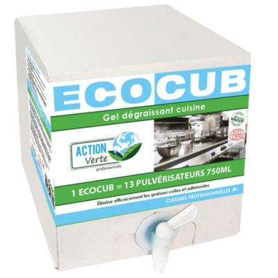 Dégraissant cuisine HACCP en gel Action Verte Ecocub 10 L_0