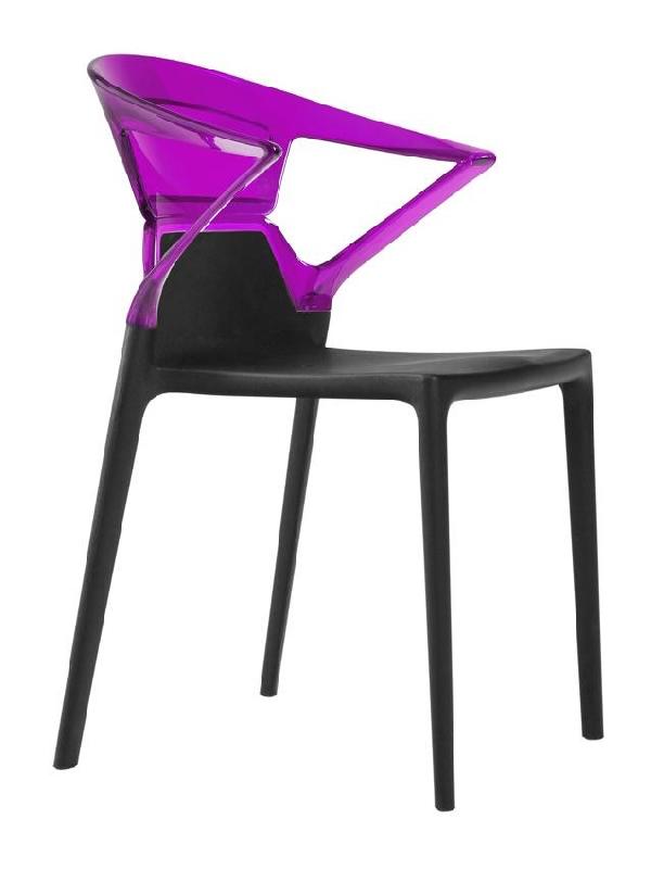 Fauteuil Roll - Base en polypropylène renforcé avec fibre de verre - Dossier en polycarbonate_0