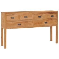 Helloshop26 - Buffet bahut commode armoire meuble de rangement organisateur cuisine salle de séjour salon 125 x 30 x 75 cm bois de 02_0029544 - 30002_0