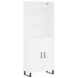 Helloshop26 - Buffet bahut commode armoire meuble de rangement organisateur cuisine salle de séjour salon haut 69,5 x 34 x 180 cm 02_0032620 - 300021_0