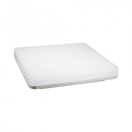 Plafonnier LED 18 Watt - 230V - 4000°K - IP44 - Classe 2 - Carré_0