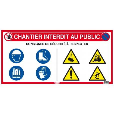 Panneau de chantier 10 en 1 800x400mm TALIAPLAST | 620016_0