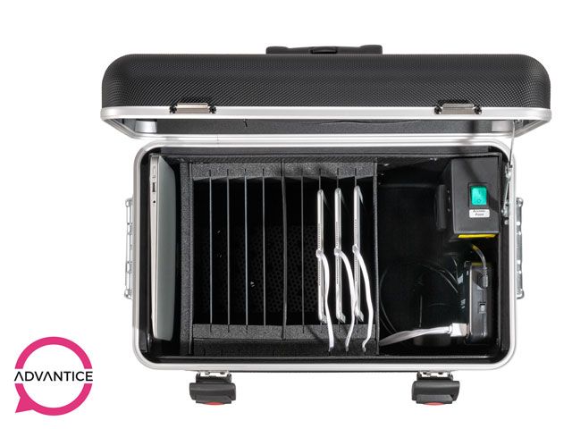 Paraproject Case U10 Plus - Valise multimédia pour 10 tablettes avec kit réseau intégré_1