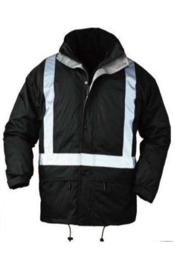 Parka de travail BODYGUARD II 4/1 - coutures étanchées, capuche intégrée et baudrier rétro-réfléchissant_0