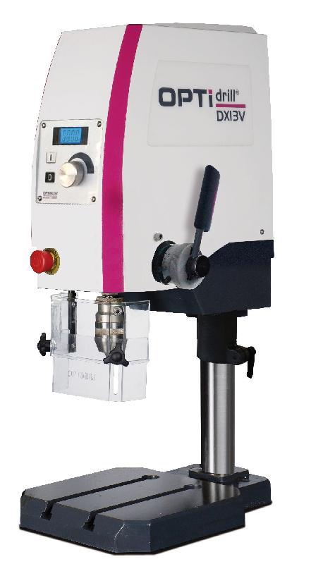 Perceuse d'établi de précision jusque ø 13 mm raccord B16 850W 230V vitesses variables tête réglable Optidrill DX13V_0