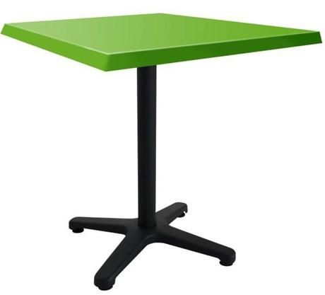 TABLE DE TERRASSE LUXEMBOURG VERT 70 X 70 CM