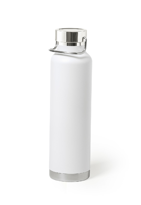 Thermos à double paroi en acier inoxydable - Isolation en cuivre - 650 ml - Boissons chaudes 12h / froides 24h_0
