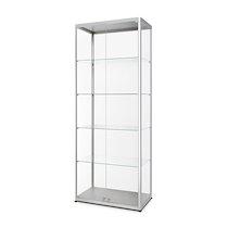 Vitrine En Magasin De Verre Rectangulaire Double Porte 80 x 40 x 200 cm_0