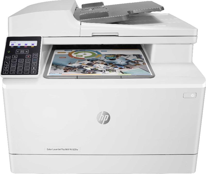 HP Color LaserJet Pro MFP M183fw - Imprimante laser couleur 600x600 DPI, Wi-Fi, 16 ppm, multifonction avec télécopie_0