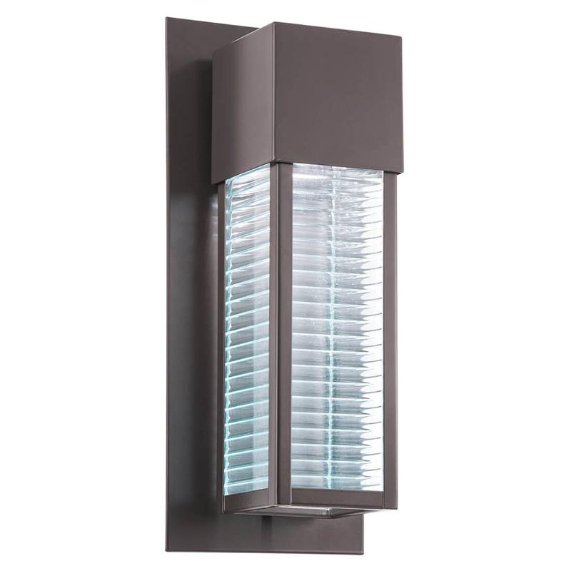 KICHLER APPLIQUE LED SOREL ULTRA-MODERNE POUR L’EXTÉRIEUR
