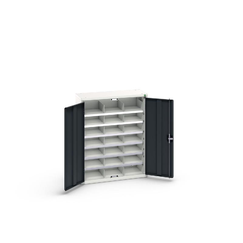 Armoire à Cases Verso - Réf : 16926402 - 21 cases en acier robuste avec tablettes réglables_0