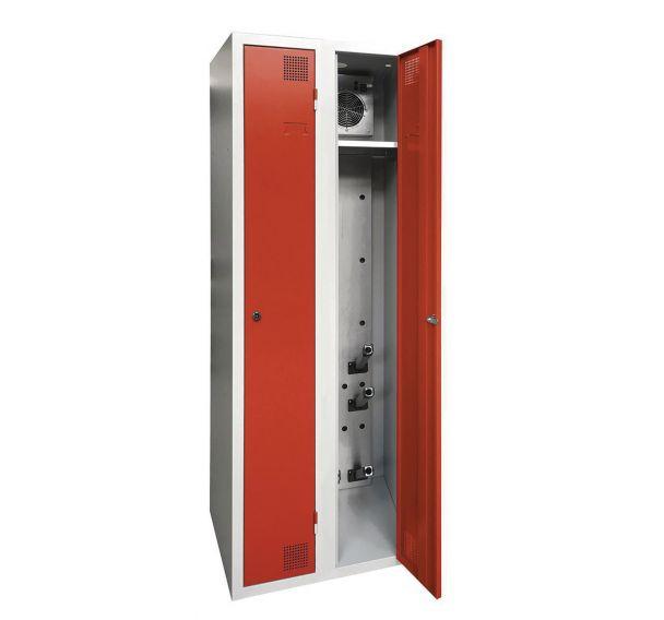 ARMOIRE SÉCHANTE IP 2 COLONNES À CLÉ ROUGE - MANUTAN COLLECTIVITÉS