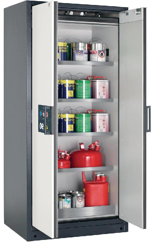 ARMOIRE SÉCURITÉ Q-CLASSIC-90 Q90.195.090 GRIS/BLANC - MANUTAN COLLECTIVITÉS