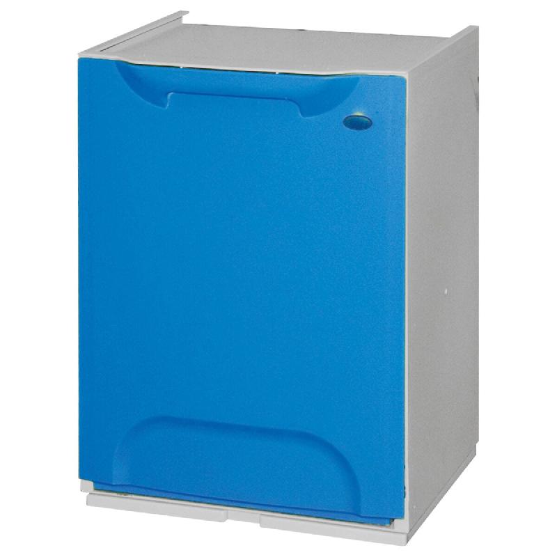 ArtPlast - Poubelle de Recyclage 20L en Polypropylène 34x29x47 cm de couleur Bleue - Collection ECO-LOGICO - bleu plastique polypropylène ZA1489_0