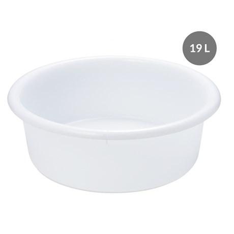 BAC ROND BLANC 19 L