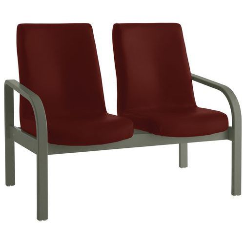 BANQUETTE DE REPOS MARTA 2 PLACES GRIS / MORGON