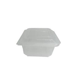 Barquette Micro-ondable 1500 cc avec Couvercle à Charnière en Plastique polypropylène (PP) par 200 - transparent plastique polypropylène BMF1500X200_0