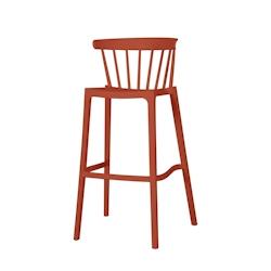 BEST Tabouret de bar - Polypropylène - Empilable - Terracotta - Lot de 4 - Windson - Veba - orange plastique 50915_0