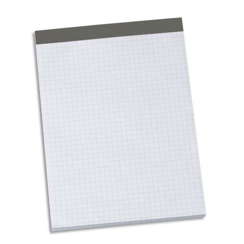BLOC ECONOMIQUE SANS COUVERTURE - 60G - 21X32CM - PETITS CARREAUX - FEUILLES DETACHABLES