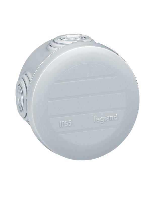 BOÎTE DE DÉRIVATION PLEXO RONDE GRIS D70MM - LEGRAND - 092001