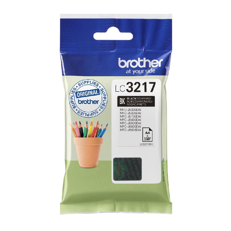BROTHER LC3217BK - NOIR - ORIGINAL - CARTOUCHE D'ENCRE - POUR INKVESTMENT BUSINESS SMART PLUS MFC-J5930; INKVESTMENT BUSINESS SMART PRO MFC-J6935
