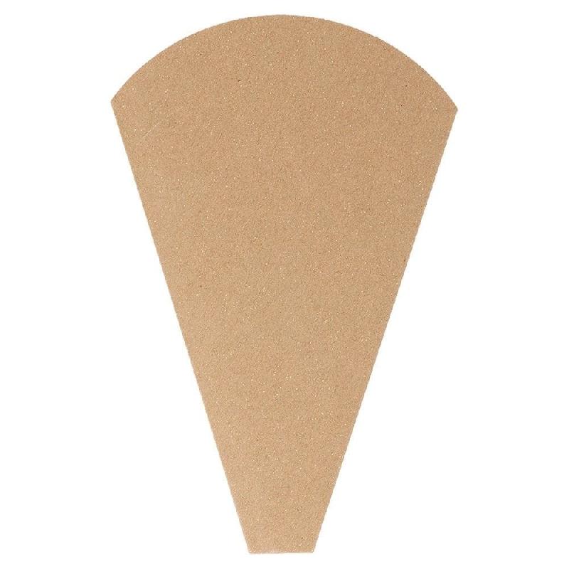 Cône crêpes The Pack carton nano micro 12x2,5x19cm couleur naturel - par 2000_0