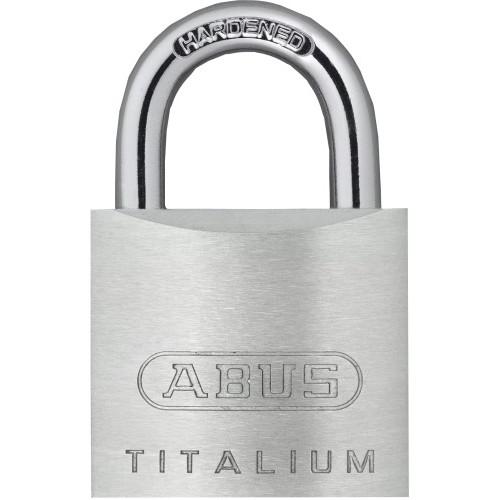 CADENAS À CLÉ - EN ALU - ANSE ACIER CÉMENTÉE - 54-35 TITALIUM™ ABUS