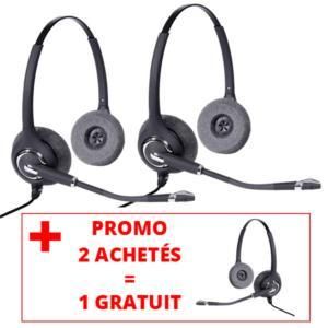 CASQUE FILAIRE PACK ANNIVERSAIRE RED TWO 2 + 1 GRATUIT