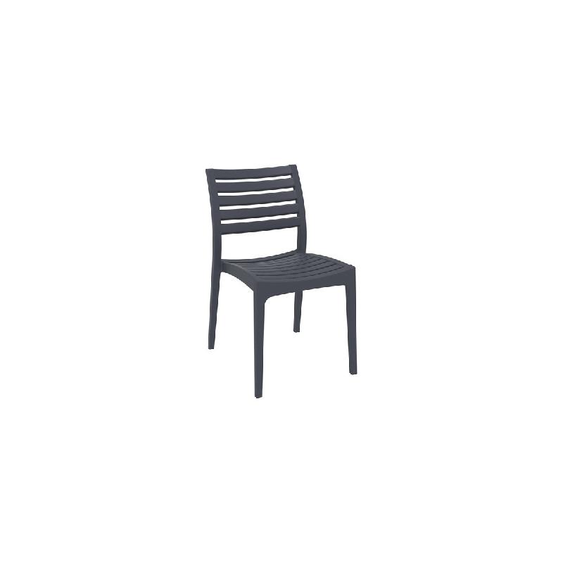 Chaise de restaurant ARES - polypropylène - extérieur - monobloc renforcé_0